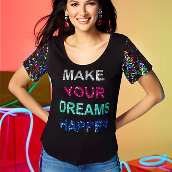 Sequin Dreams Graphic Tee - Picture 4 of 4